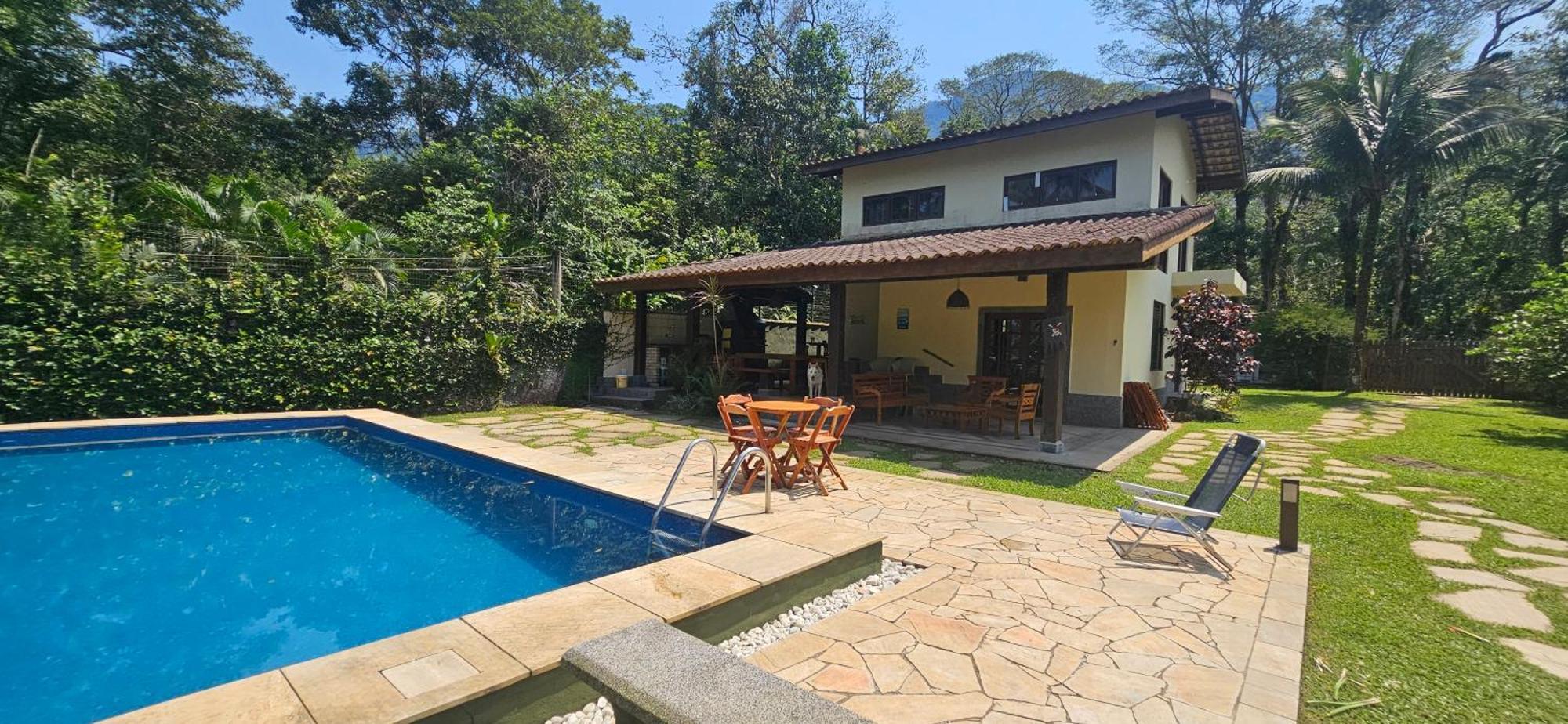 Casa da Josie em Maresias com piscina no pé da Mata Atlântica - 4 quartos Extérieur photo