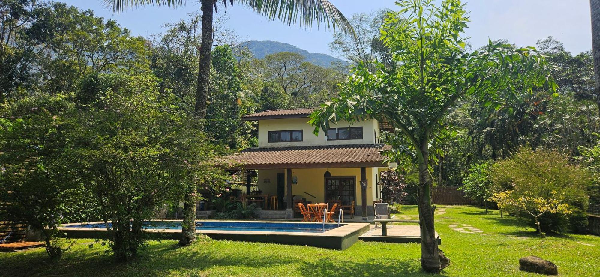 Casa da Josie em Maresias com piscina no pé da Mata Atlântica - 4 quartos Extérieur photo