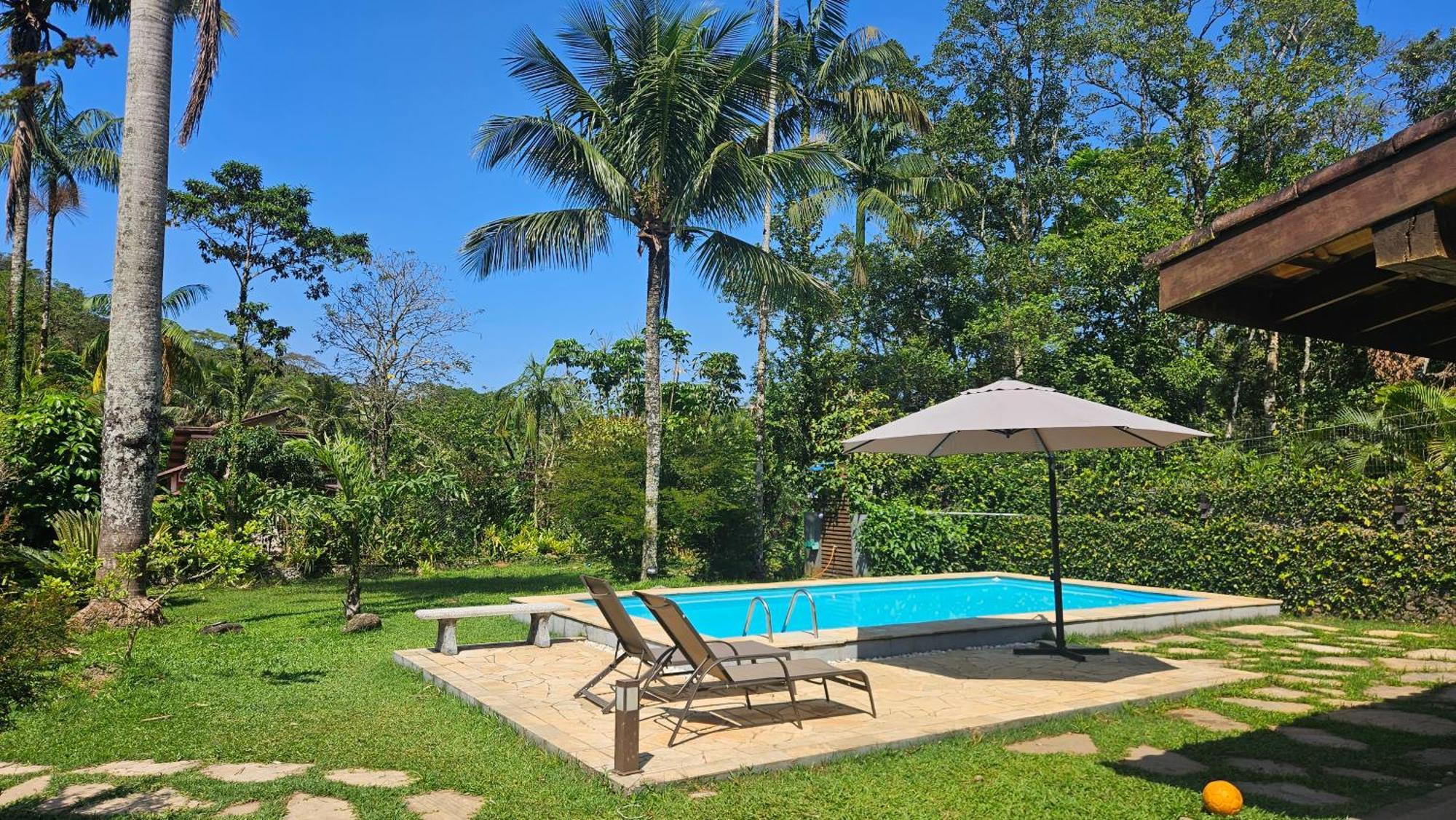Casa da Josie em Maresias com piscina no pé da Mata Atlântica - 4 quartos Extérieur photo