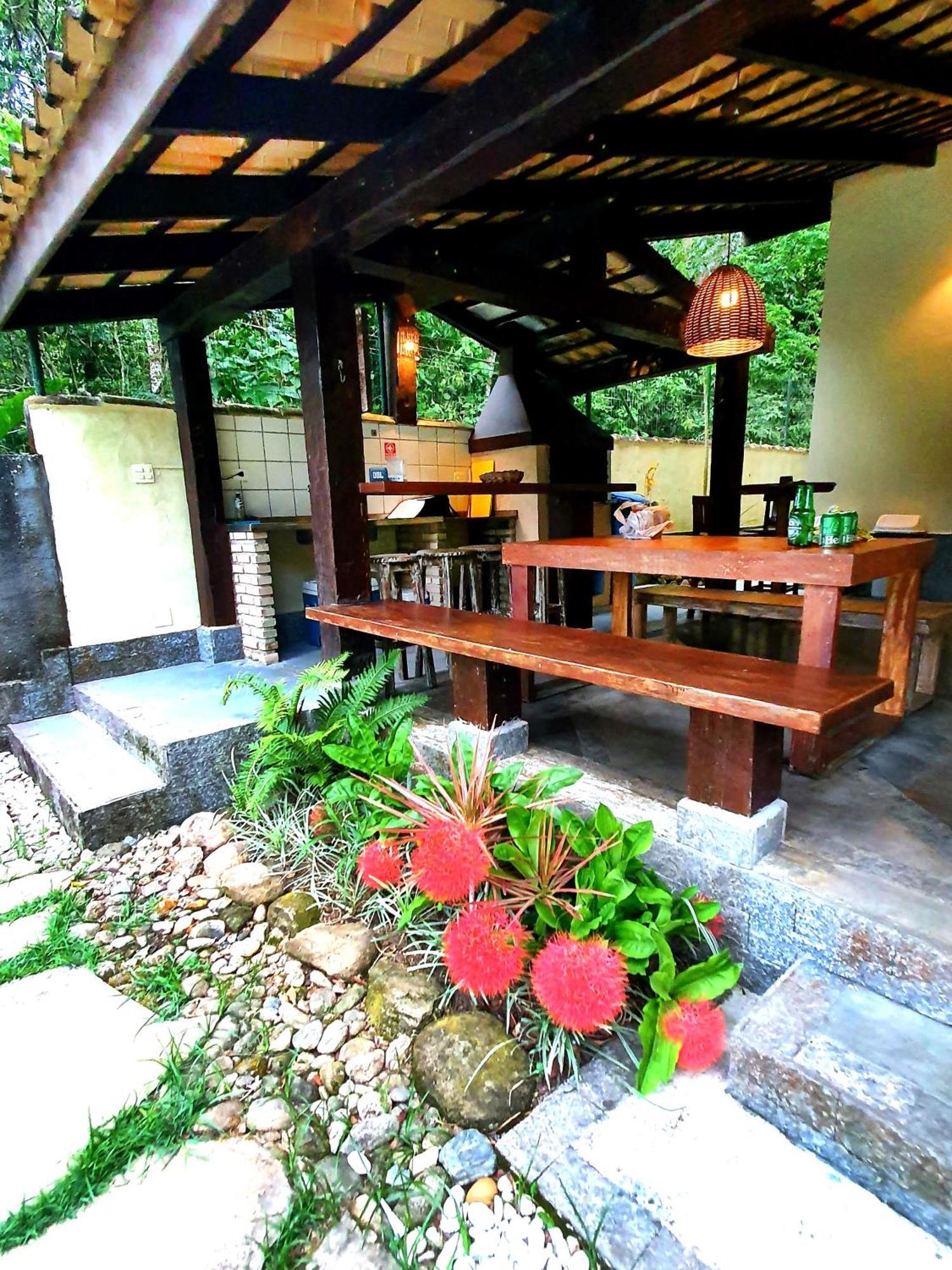 Casa da Josie em Maresias com piscina no pé da Mata Atlântica - 4 quartos Extérieur photo